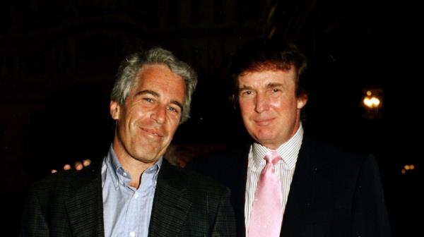 Jeffrey Epstein with Donald Trump