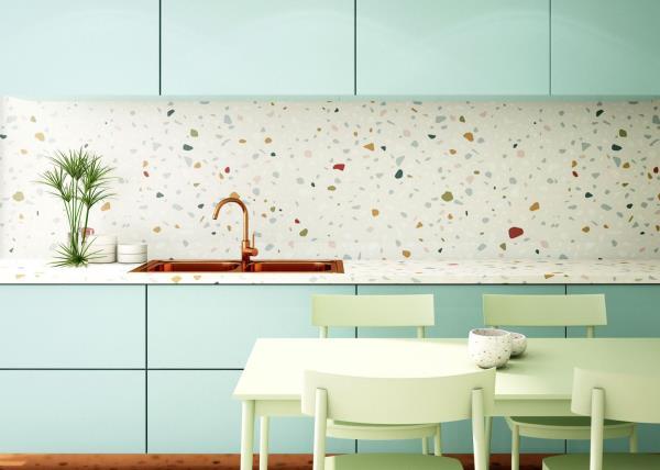 seafoam green kitchen cabinets