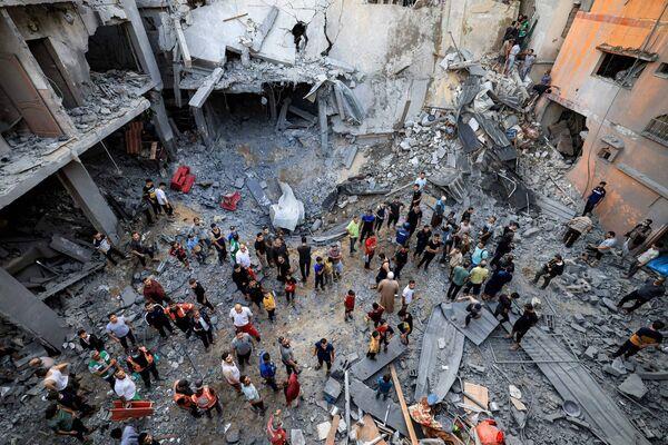 Thousands of people, both Israeli and Palestinians have died since October 7, 2023, after Palestinian Hamas militants based in the Gaza Strip, entered southern Israel in a surprise attack. Picture: MAHMUD HAMS/AFP via Getty Images)